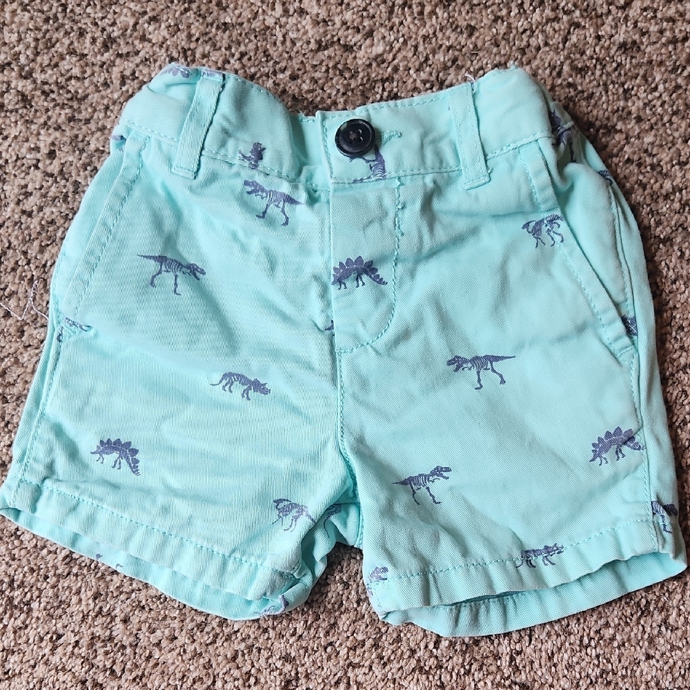 Childrens Place | Kids Dinosaur Print Shorts - Mint